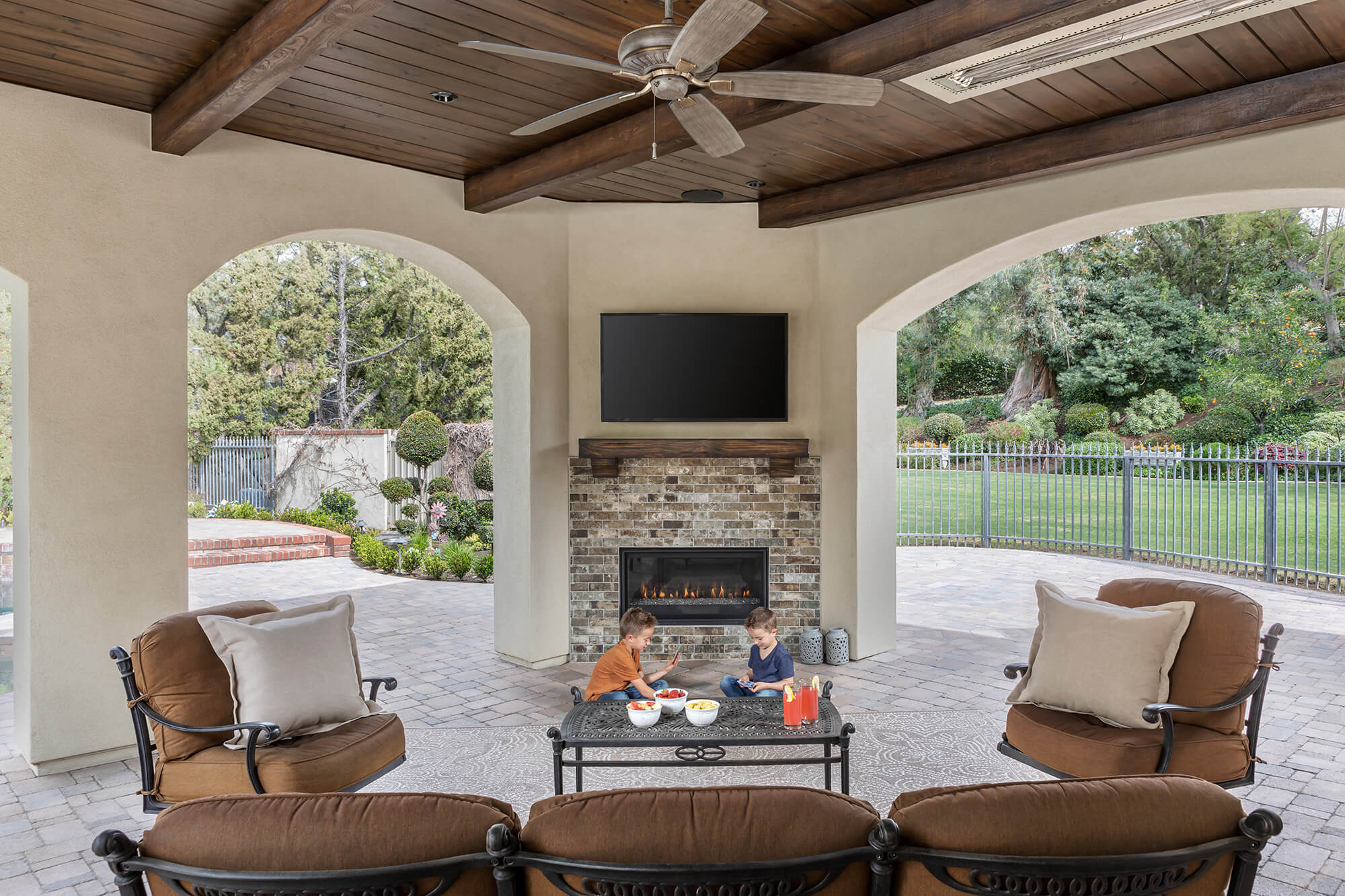 outdoor living room design fullerton ca