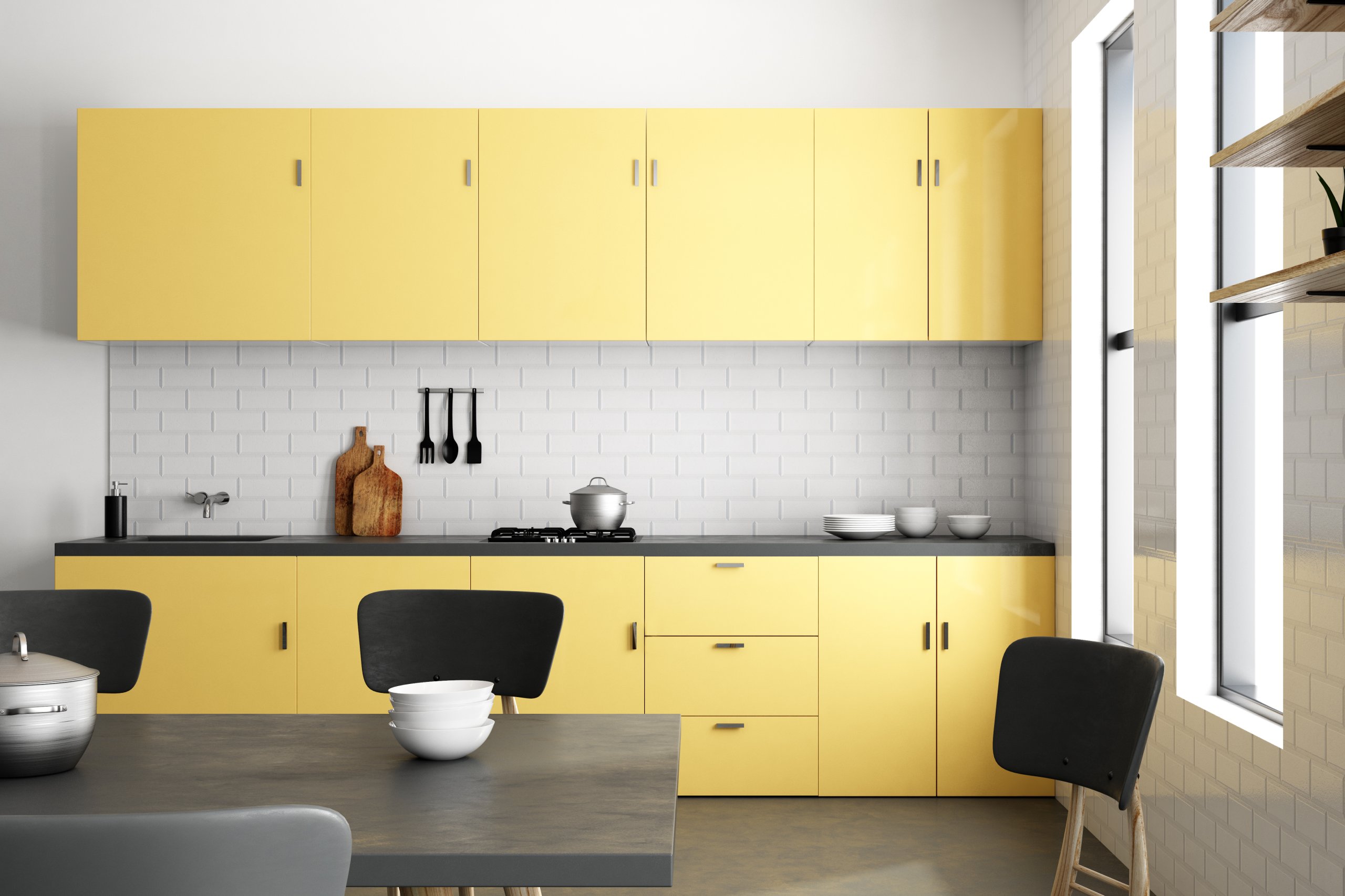 Butter-yellow-cabinetry