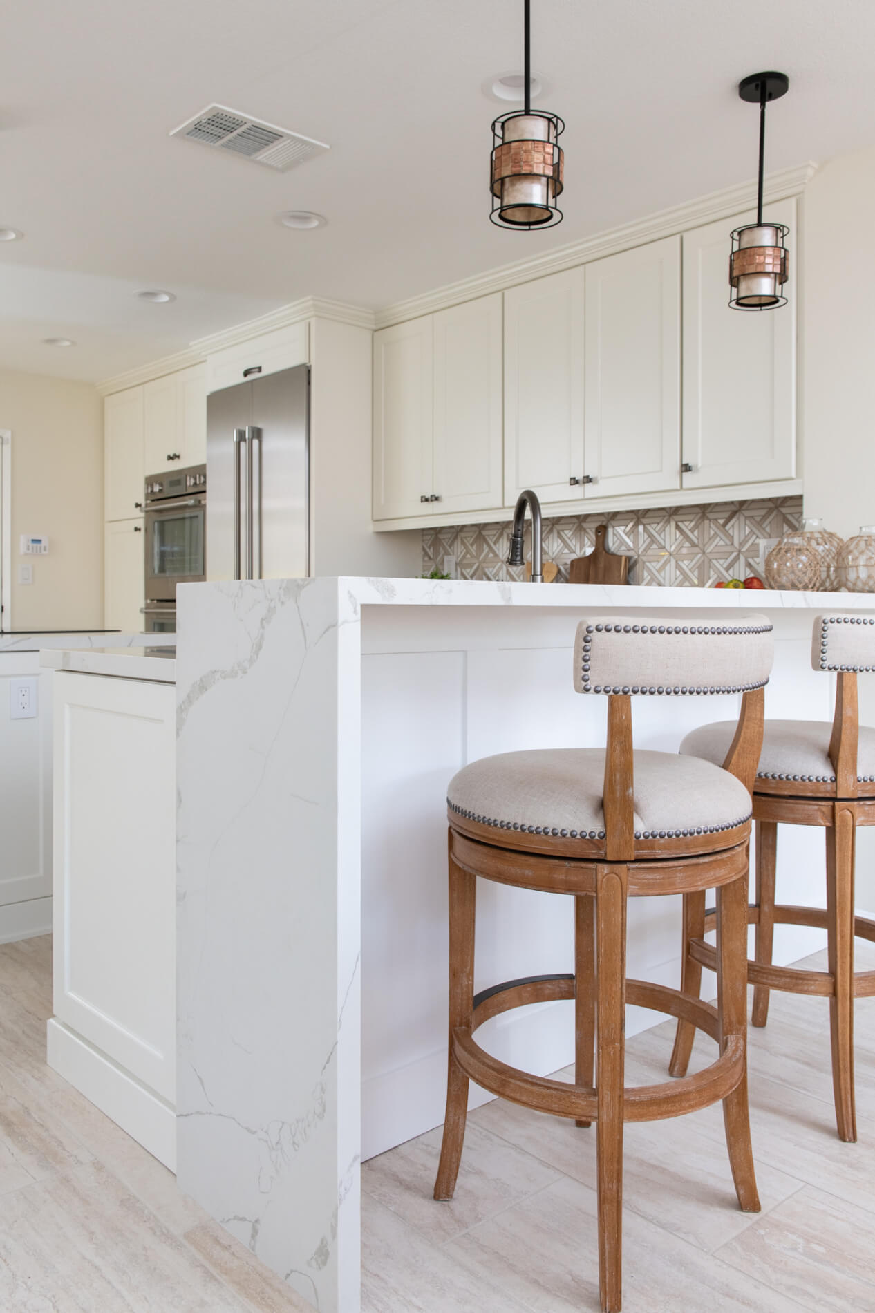 Master Bathroom Remodel With Towel Storage
