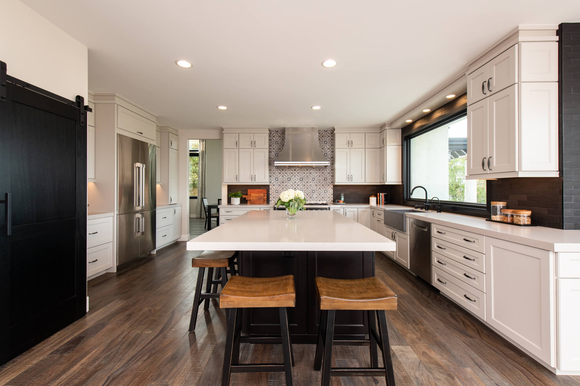 Kitchen Island with Seating Area