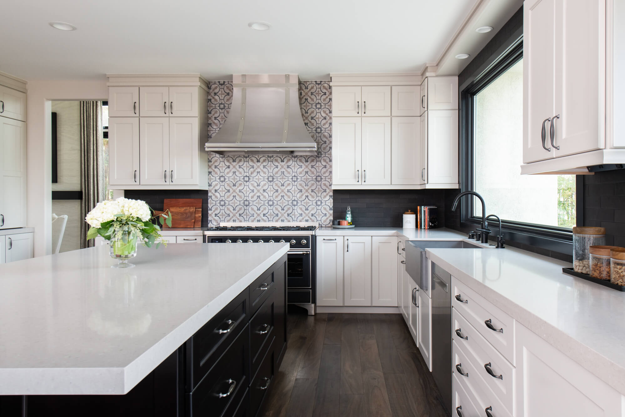 Large windows for natural light