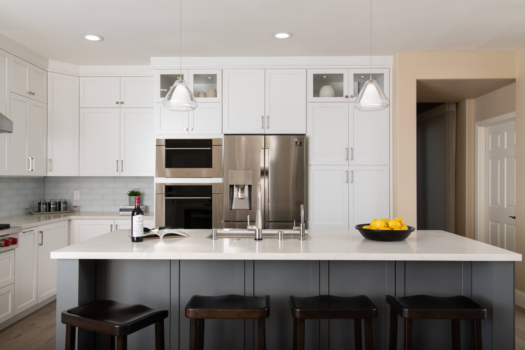 Kitchen wooden flooring