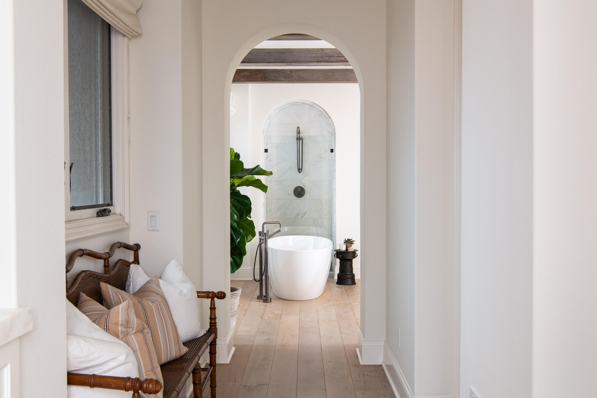 Primary bathroom remodel in Newport Coast