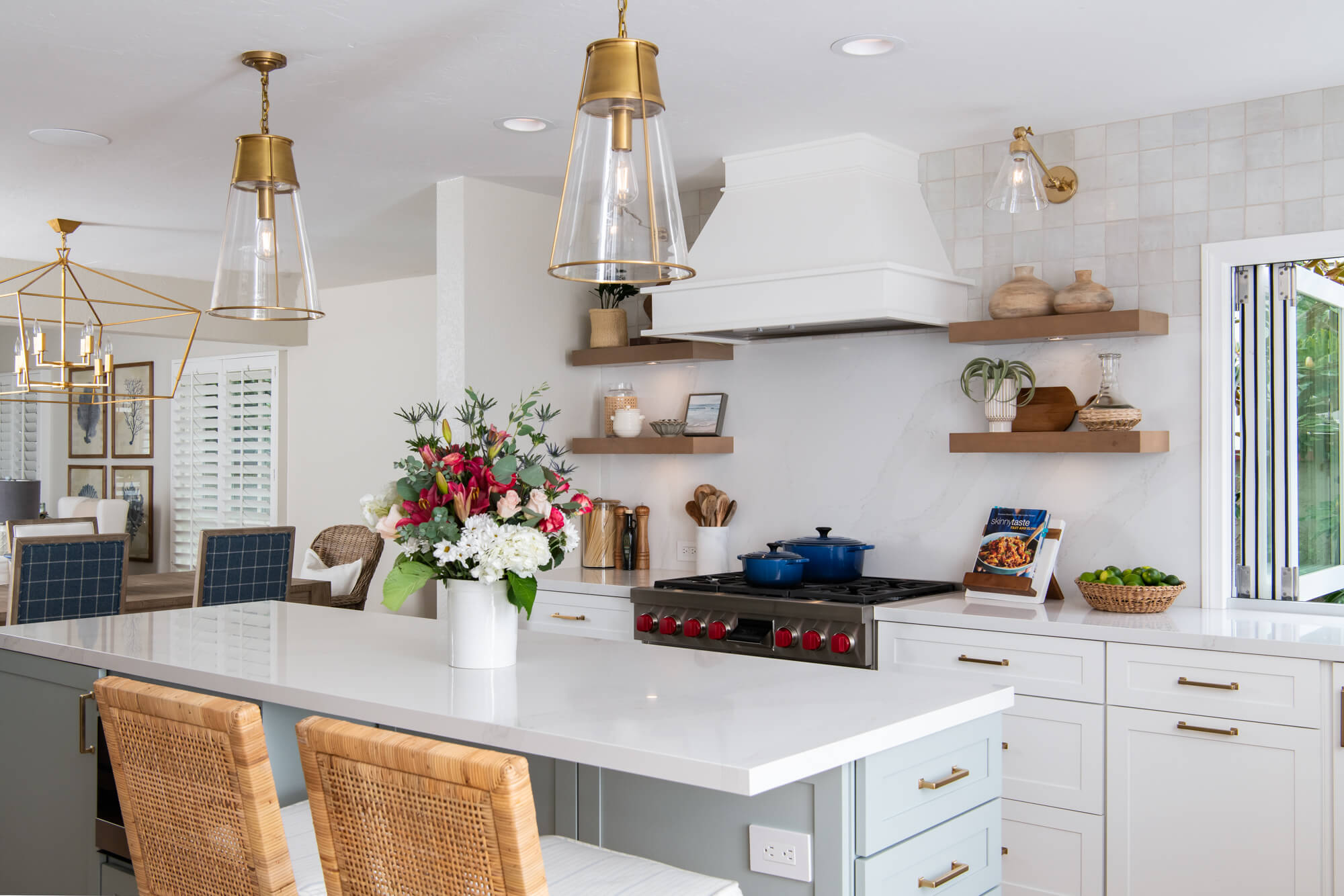 coastal farmhouse kitchen table