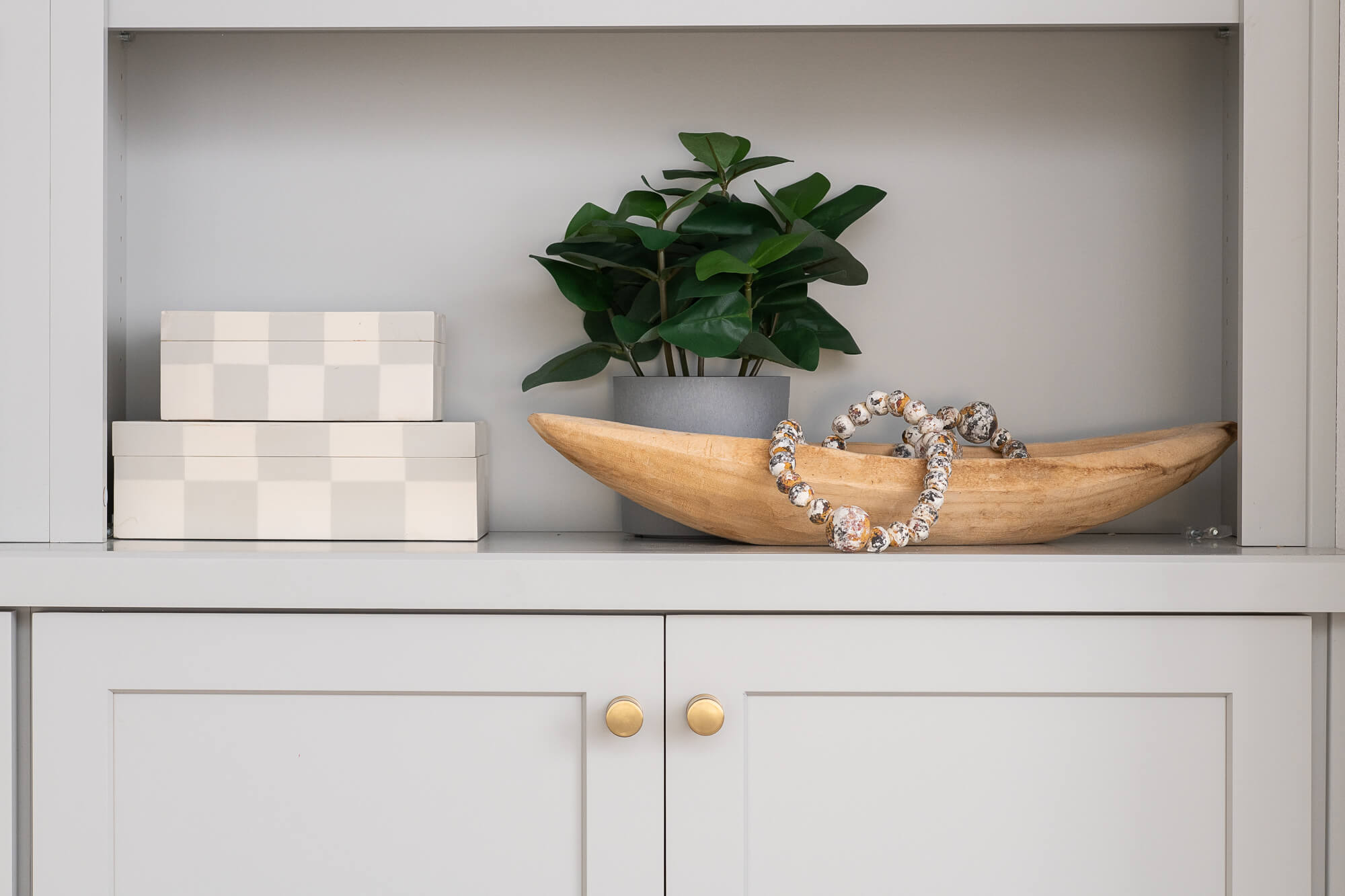 Custom built cabinetry in home remodel