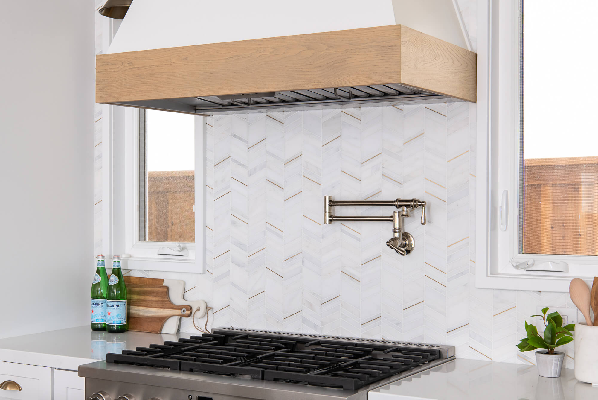 Marble Tile Backsplash