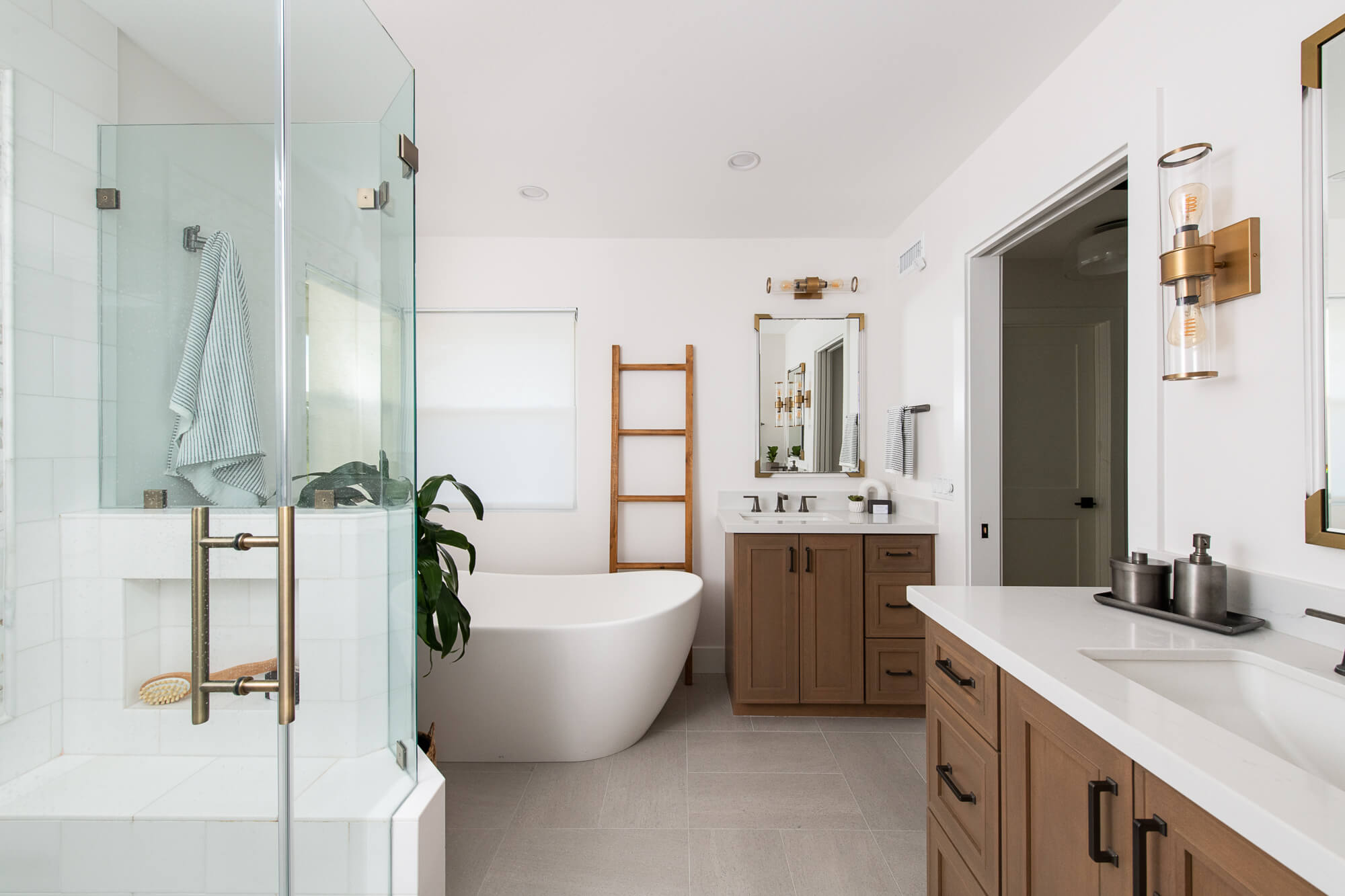 Master bathroom remodel in Irvine