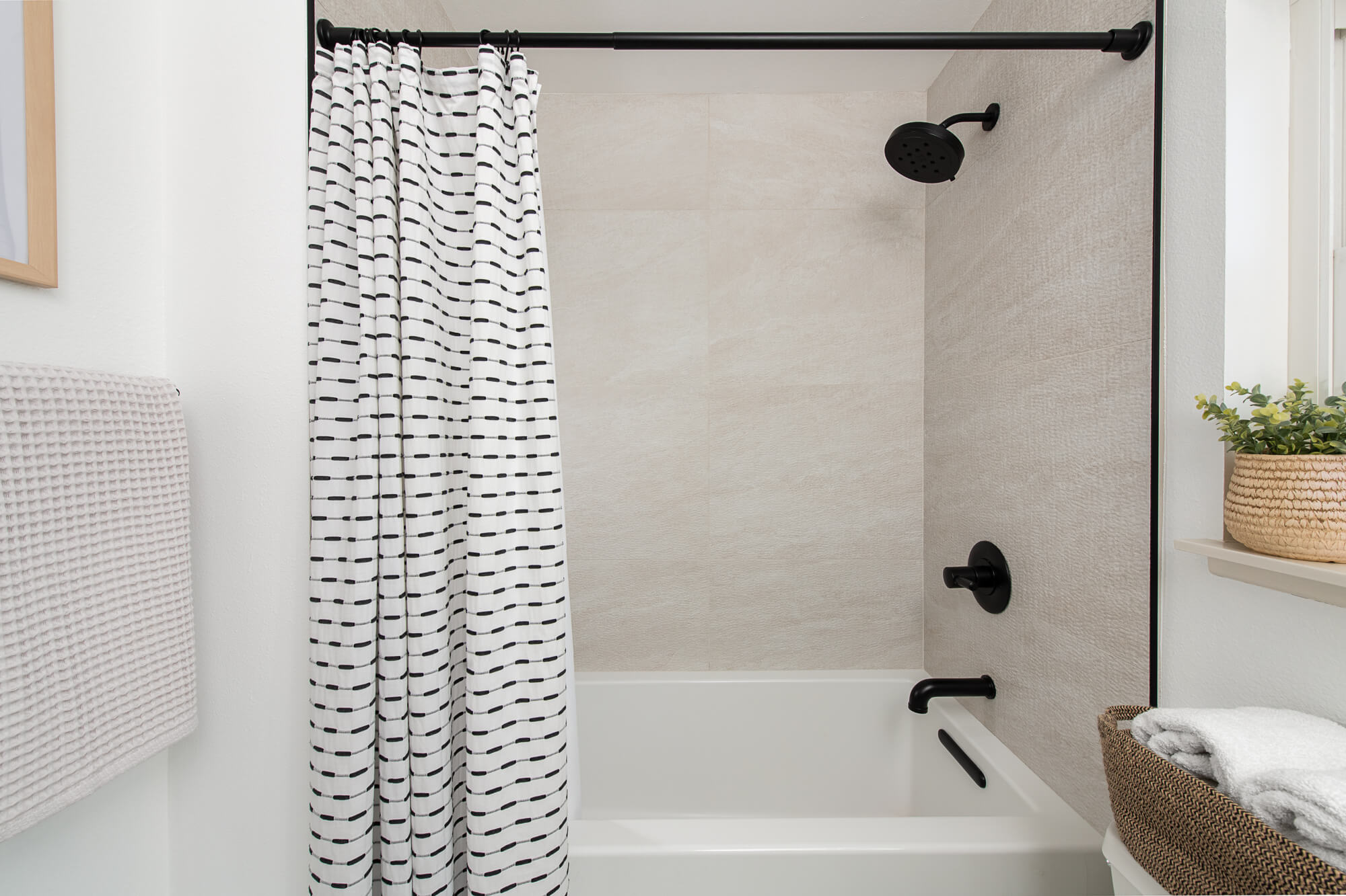waterproof-tub-shower-combo-norge-stone-ivory-textured-shower-wall-tile