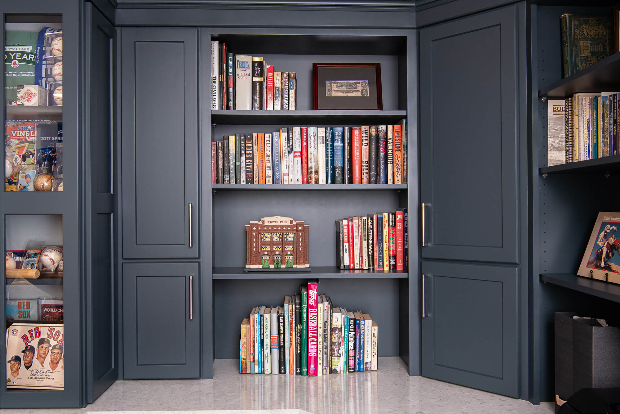 custom-cabinetry-for-collectables-and-books