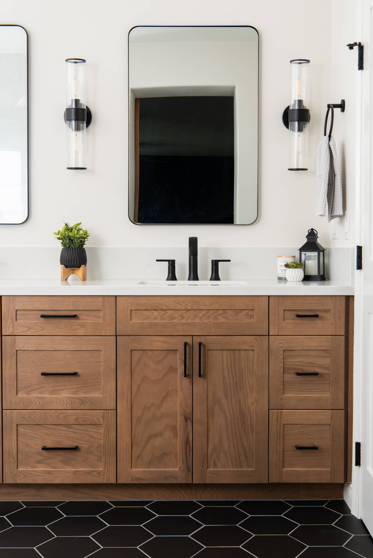 Blue Bathroom Vanity - Kemper Cabinets