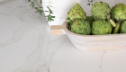 Vadara-polished-quartz-countertop-in-Phoenix-Sky-and-mitered-edge