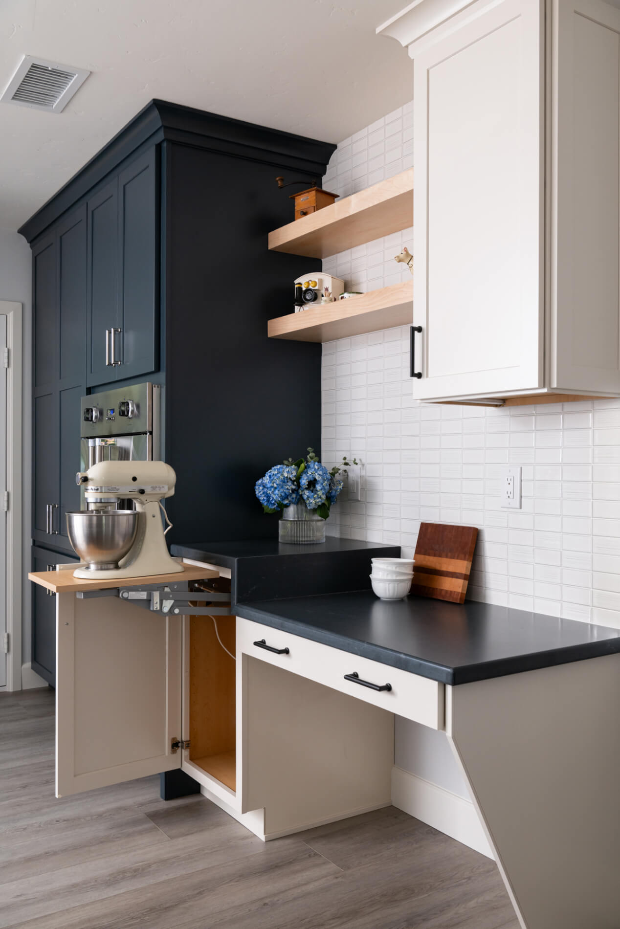 dedicated-stand-mixer-cupboard-in-custom-built-in-desk-with-wheelchair-access