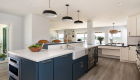 island-and-dining-room-Vadara-polished-quartz-countertops-in-Amara-Grey