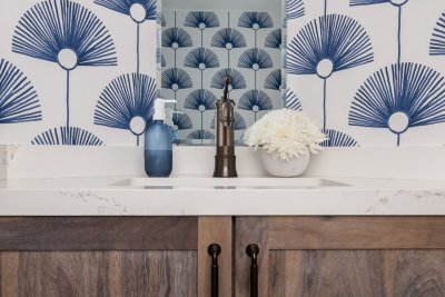 Powder Room Makeover: A Ladera Ranch Gem