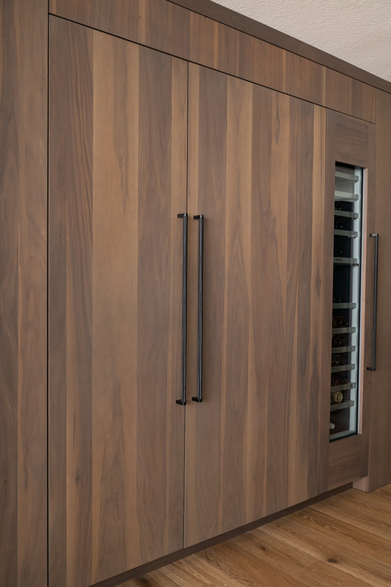 refrigerator-paneled-in-Vail-style-cabinet-doors