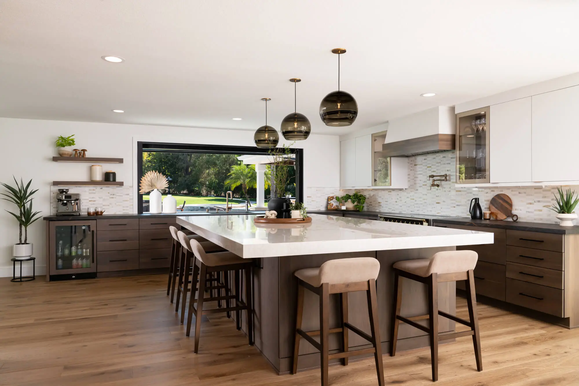 Large islands are included in the 2025 kitchen remodeling trends