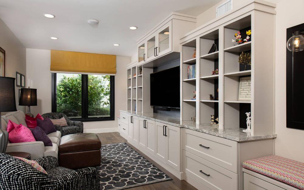 Kids' play den in Anaheim Hills whole home remodel