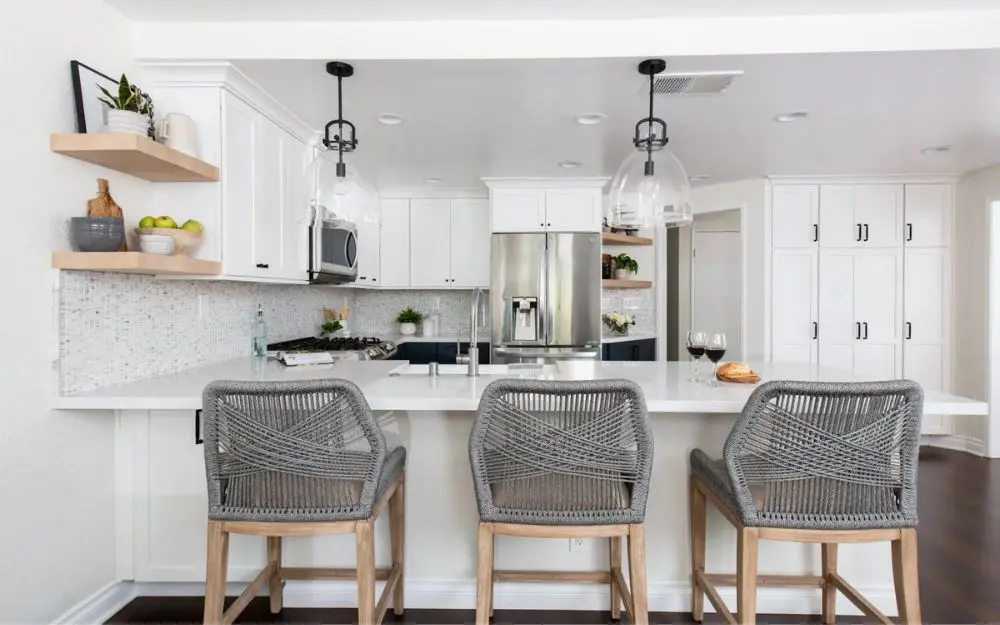 Kitchen remodel with large pantry and new cabinetry for built in storage