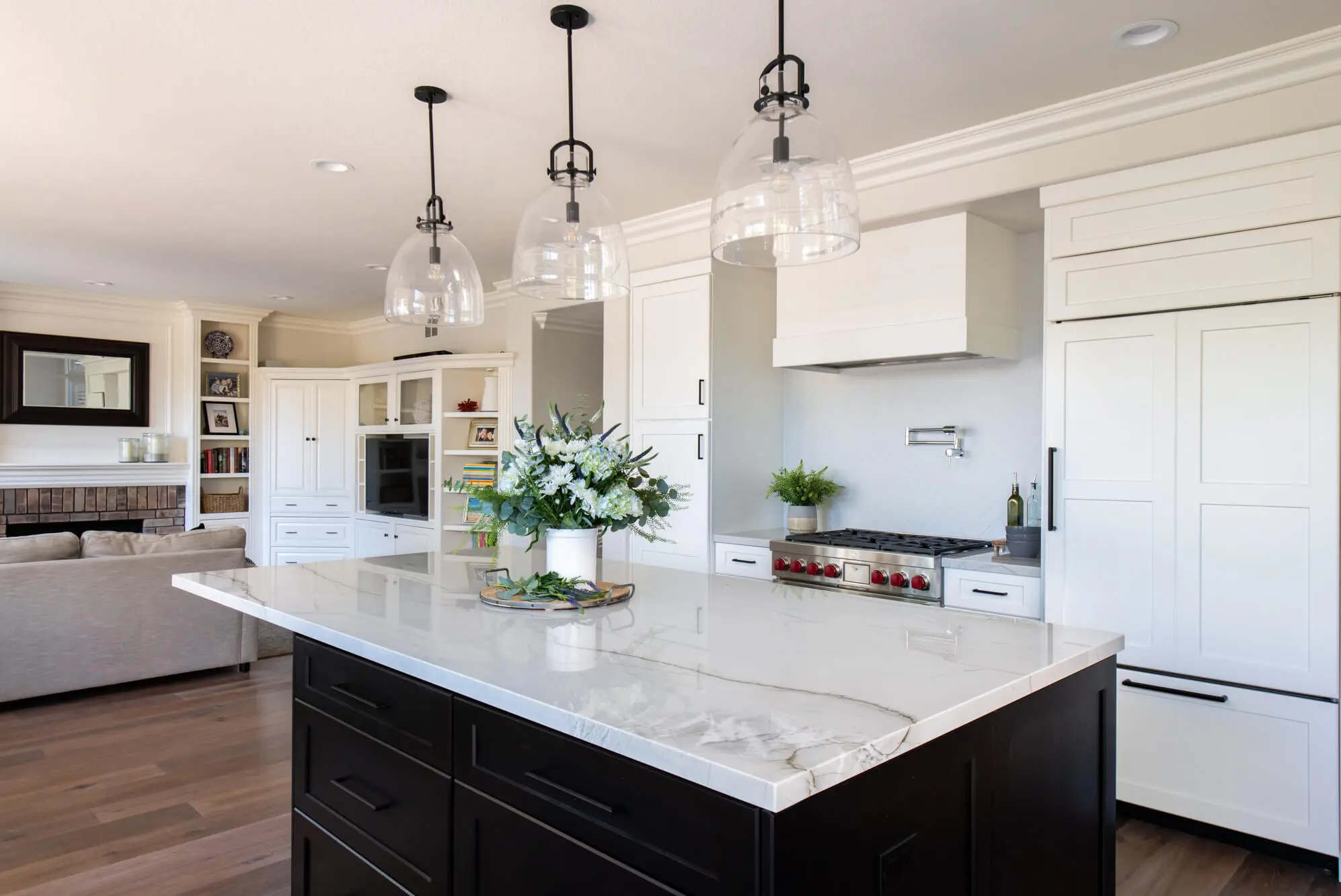 Laguna Niguel kitchen remodel with Quartzite countertop