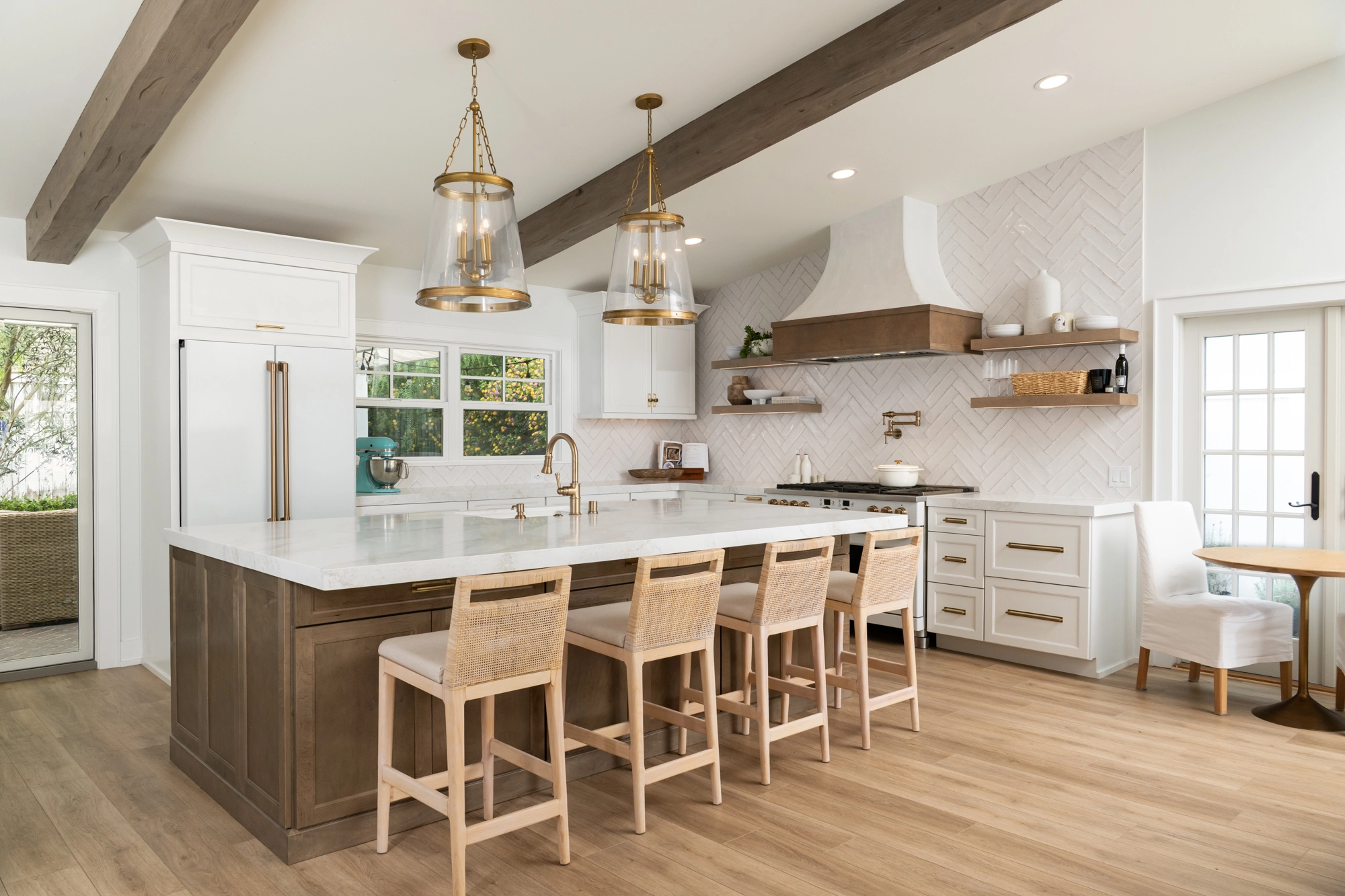 Coastal Farmhouse Kitchen Remodel in Laguna Niguel