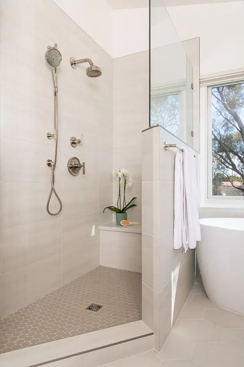 One of the pros of a walk-in shower conversion is enhanced accessibility