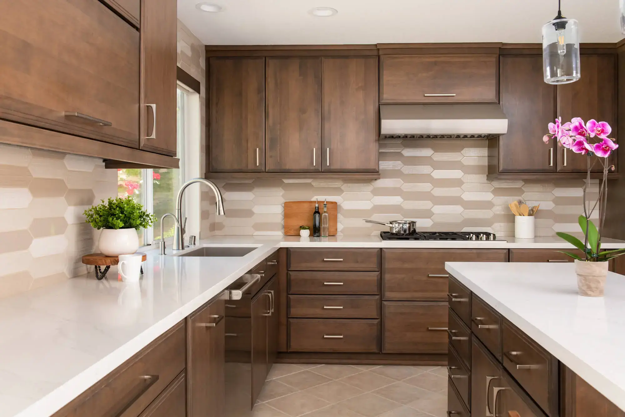 Rancho Santa Margarita kitchen renovation with wood cabinetry