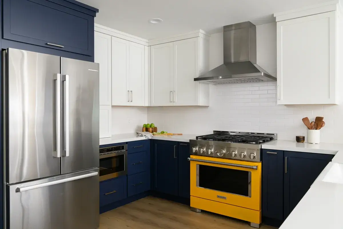 stainless-steel-3-door-fridge-dishwasher-and-built-in-microwave-drawer-with-touch-open-and-close-features