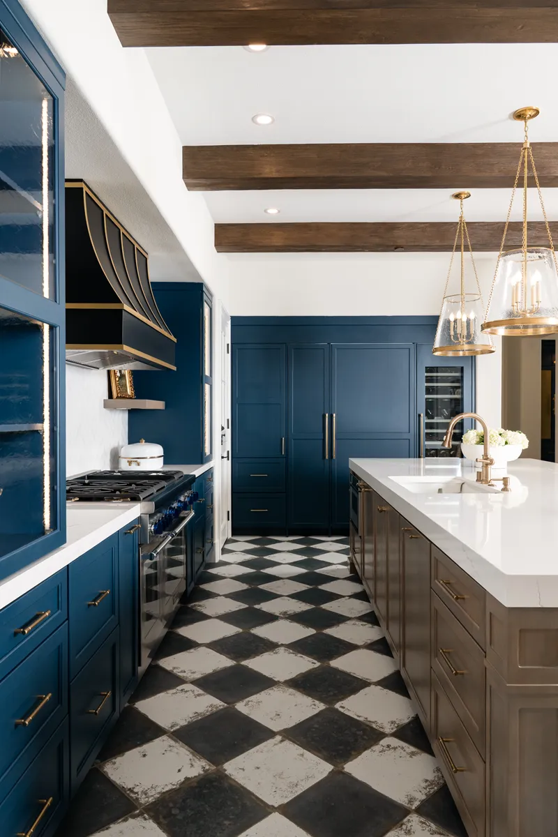 Unique flooring adds character and personality to any room