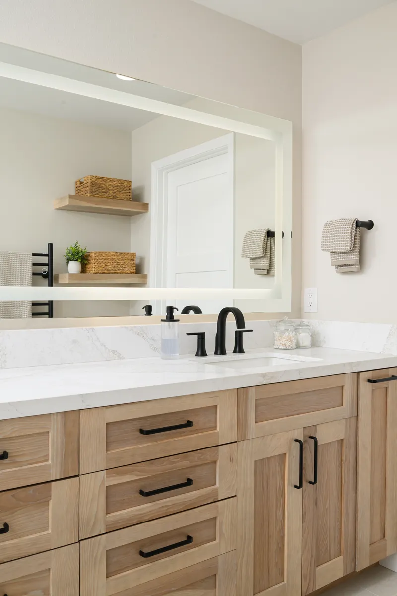 Omega-full-access-shaker-cabinetry-in-Pecan-wood-with-Natural-finish-and-Ceruse-glaze