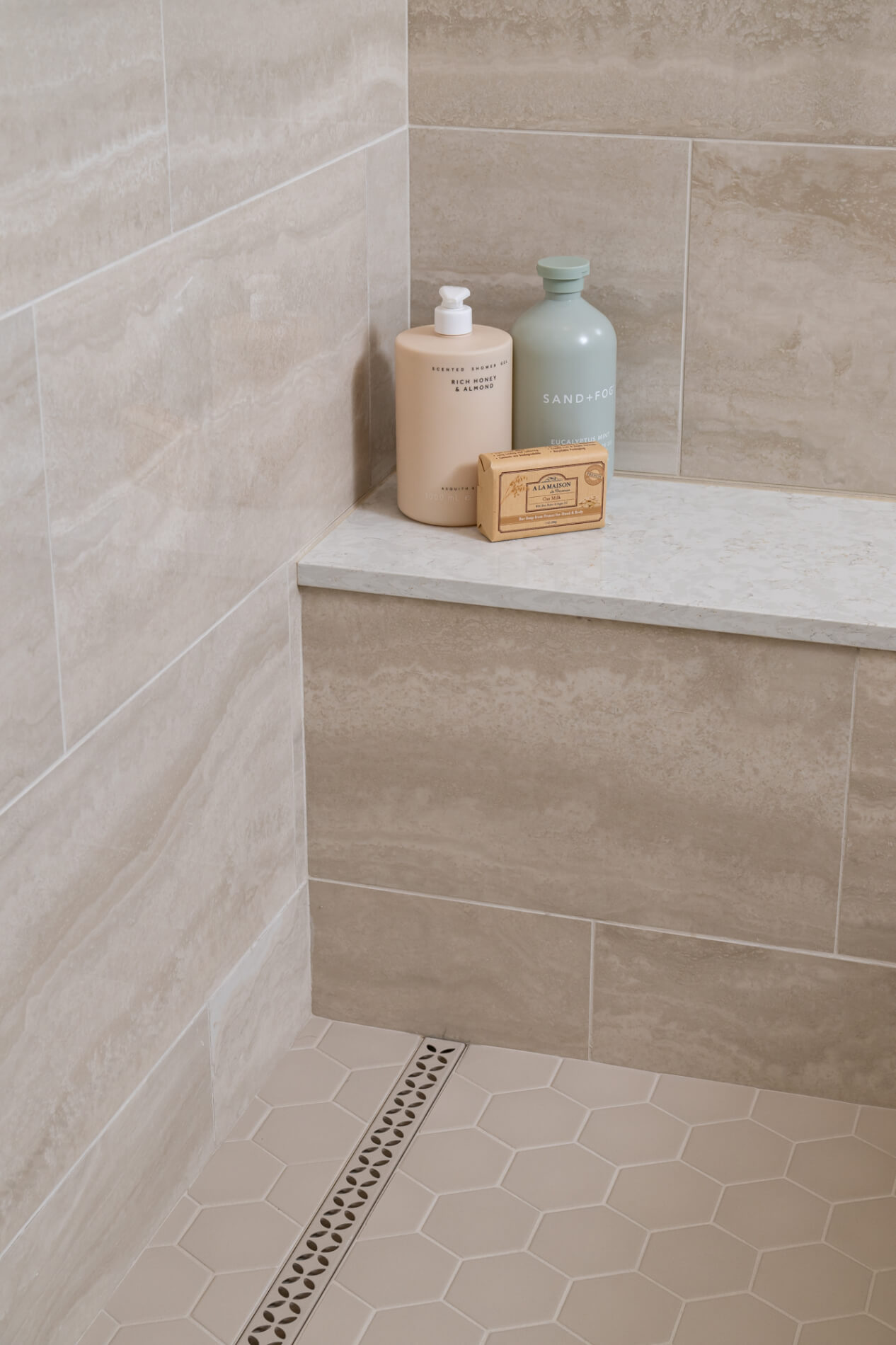 porcelain-shower-pan-tiles-in-Fawn-Matte-with-linear-drain