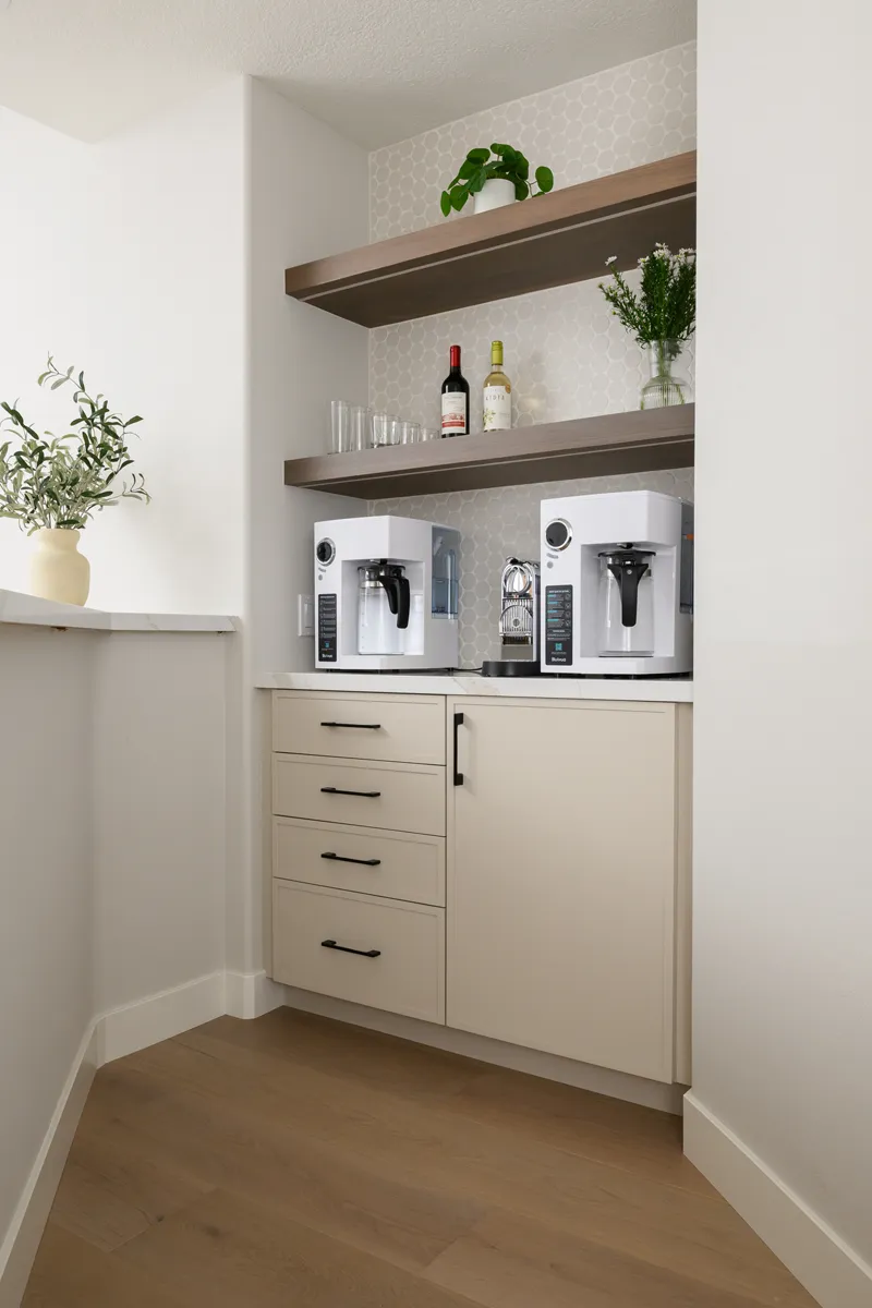 Dedicated-coffee-bar-includes-Euro-Oak-flooring-and-Omega-floating-shelves