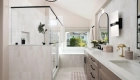 accent-lighting-a-chandelier-matte-black-hardware-including-handles-knobs-towels-bars-and-robe-hooks