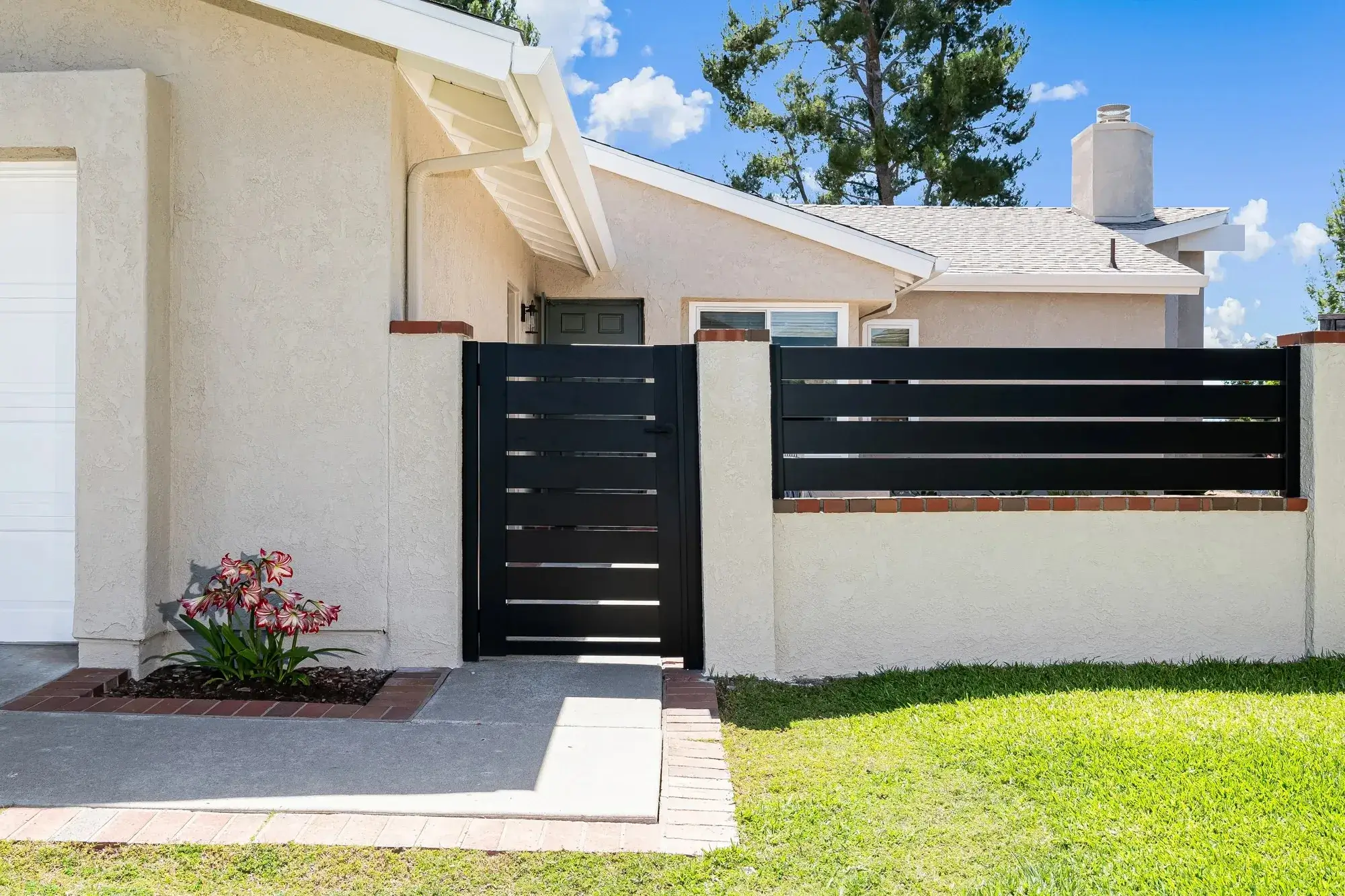 exterior-gates-and-railings-were-installed-in-the-front-entry-and-side-and-back-yards