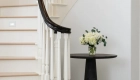 stair-refresh-included-restained-handrails-painted-newel-posts-balusters-and-treads-with-added-step-lights-and-hardwood-steps