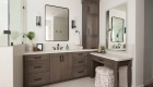 Toile-pleated-upholstered-stool-for-makeup-vanity